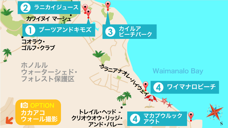 Sightseeing Tour Map